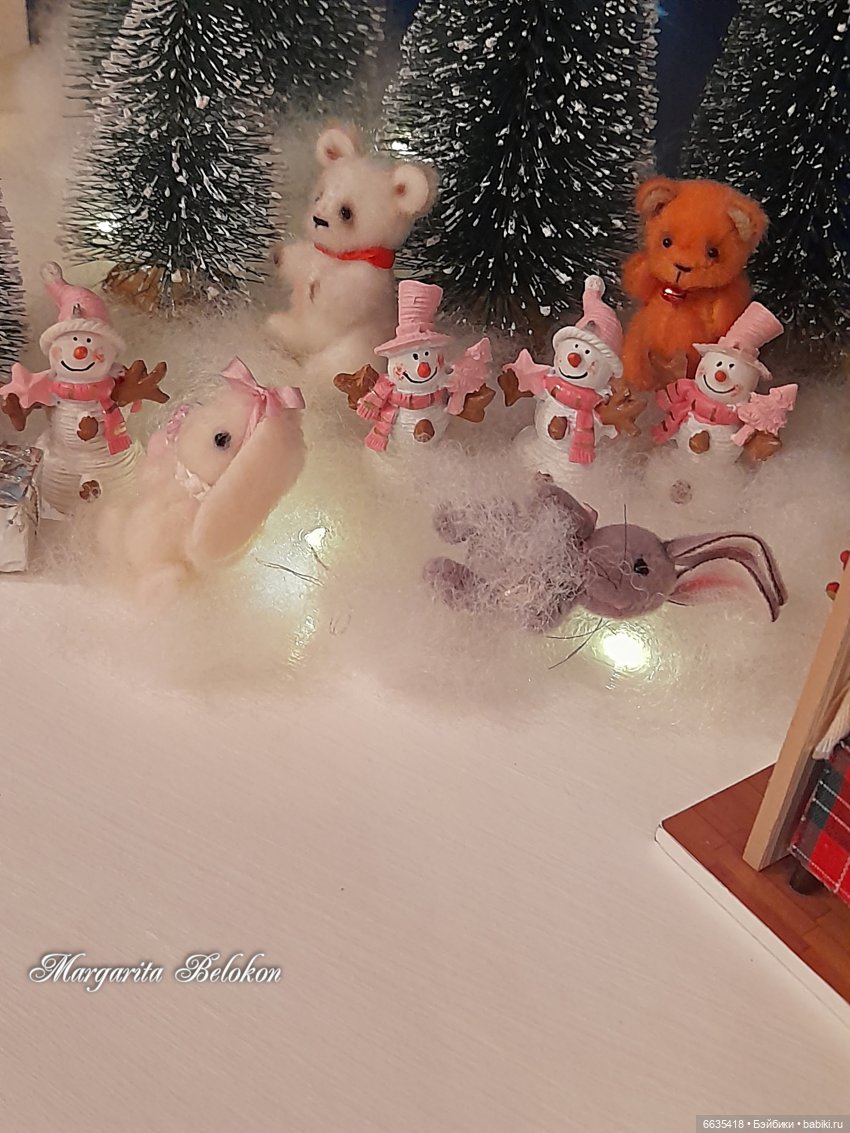 Весёлого Рождества — Домашние фото авторских игрушек: Тедди