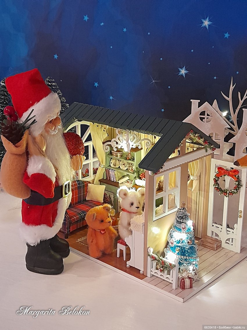 Весёлого Рождества — Домашние фото авторских игрушек: Тедди