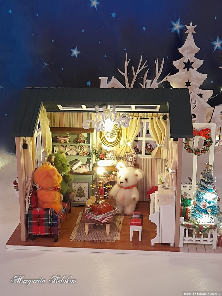 Весёлого Рождества — Домашние фото авторских игрушек: Тедди (фото 3)