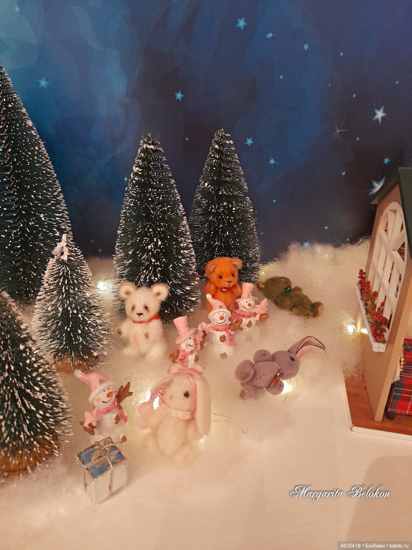 Весёлого Рождества — Домашние фото авторских игрушек: Тедди