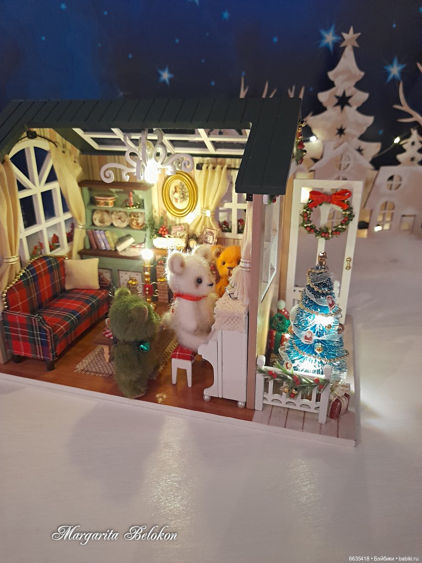 Весёлого Рождества — Домашние фото авторских игрушек: Тедди (фото 10)