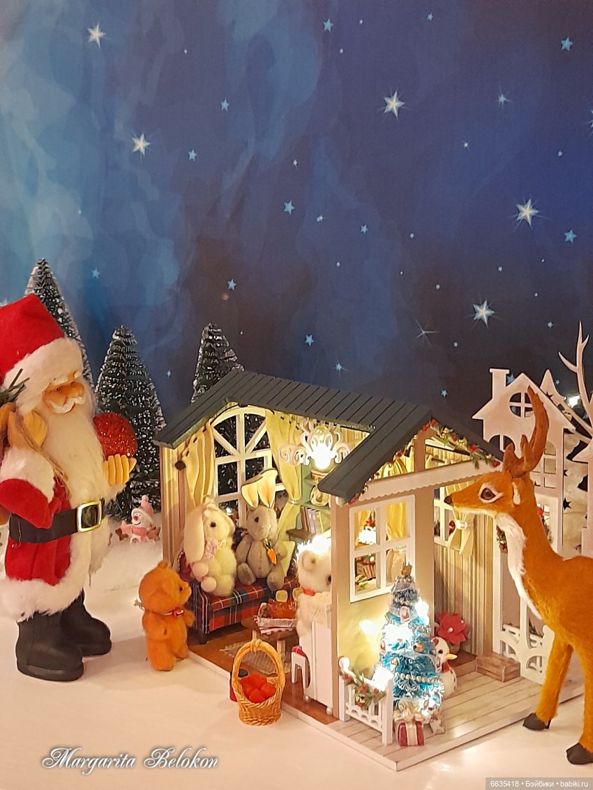 Весёлого Рождества — Домашние фото авторских игрушек: Тедди