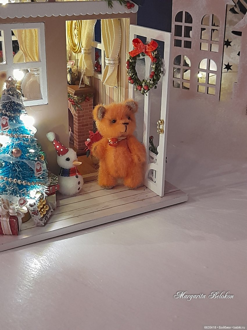 Весёлого Рождества — Домашние фото авторских игрушек: Тедди