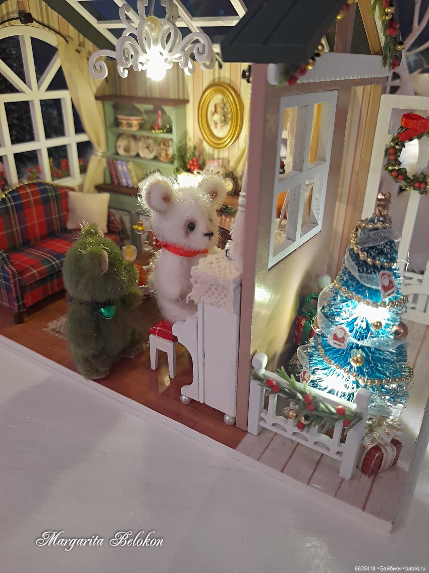 Весёлого Рождества — Домашние фото авторских игрушек: Тедди (фото 9)
