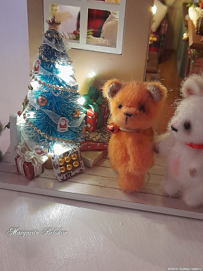 Весёлого Рождества — Домашние фото авторских игрушек: Тедди