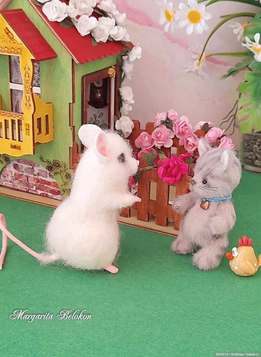 Как мышка подружилась с котом