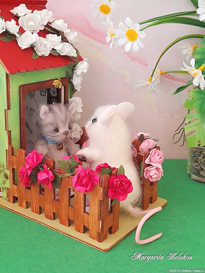 Как мышка подружилась с котом