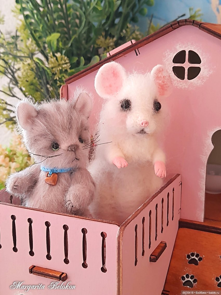 Как мышка подружилась с котом