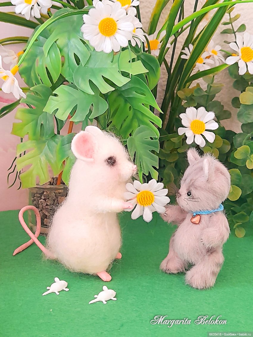 Как мышка подружилась с котом