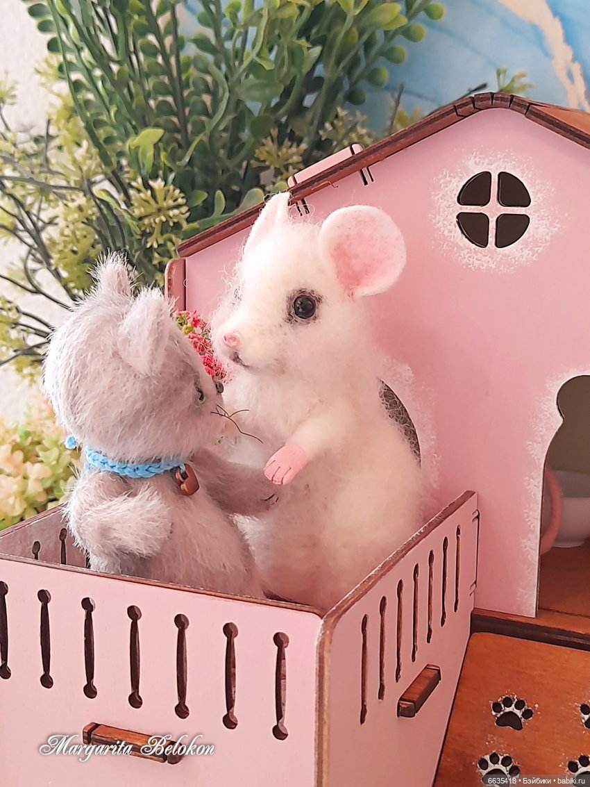 Как мышка подружилась с котом