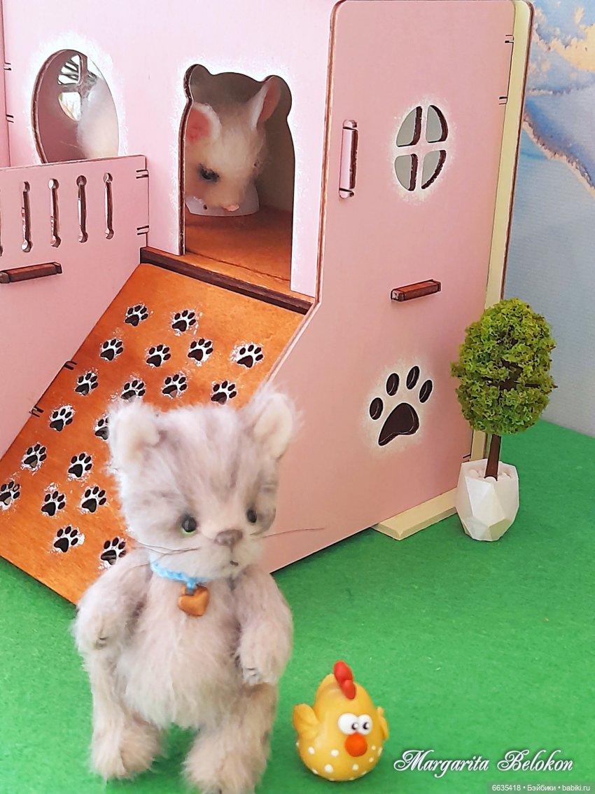 Как мышка подружилась с котом