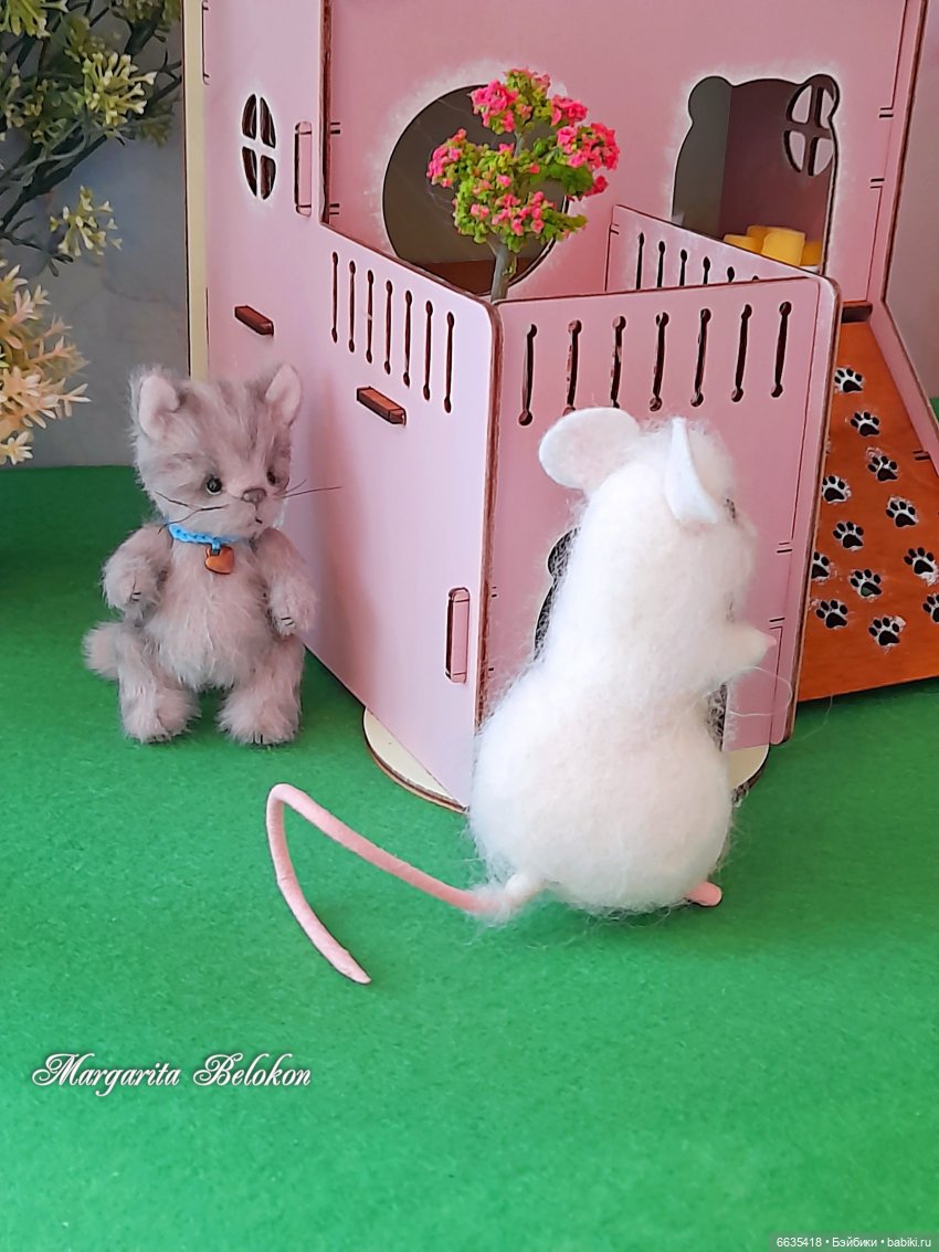 Как мышка подружилась с котом