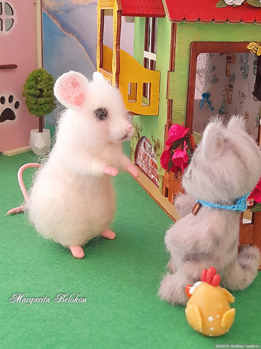 Как мышка подружилась с котом