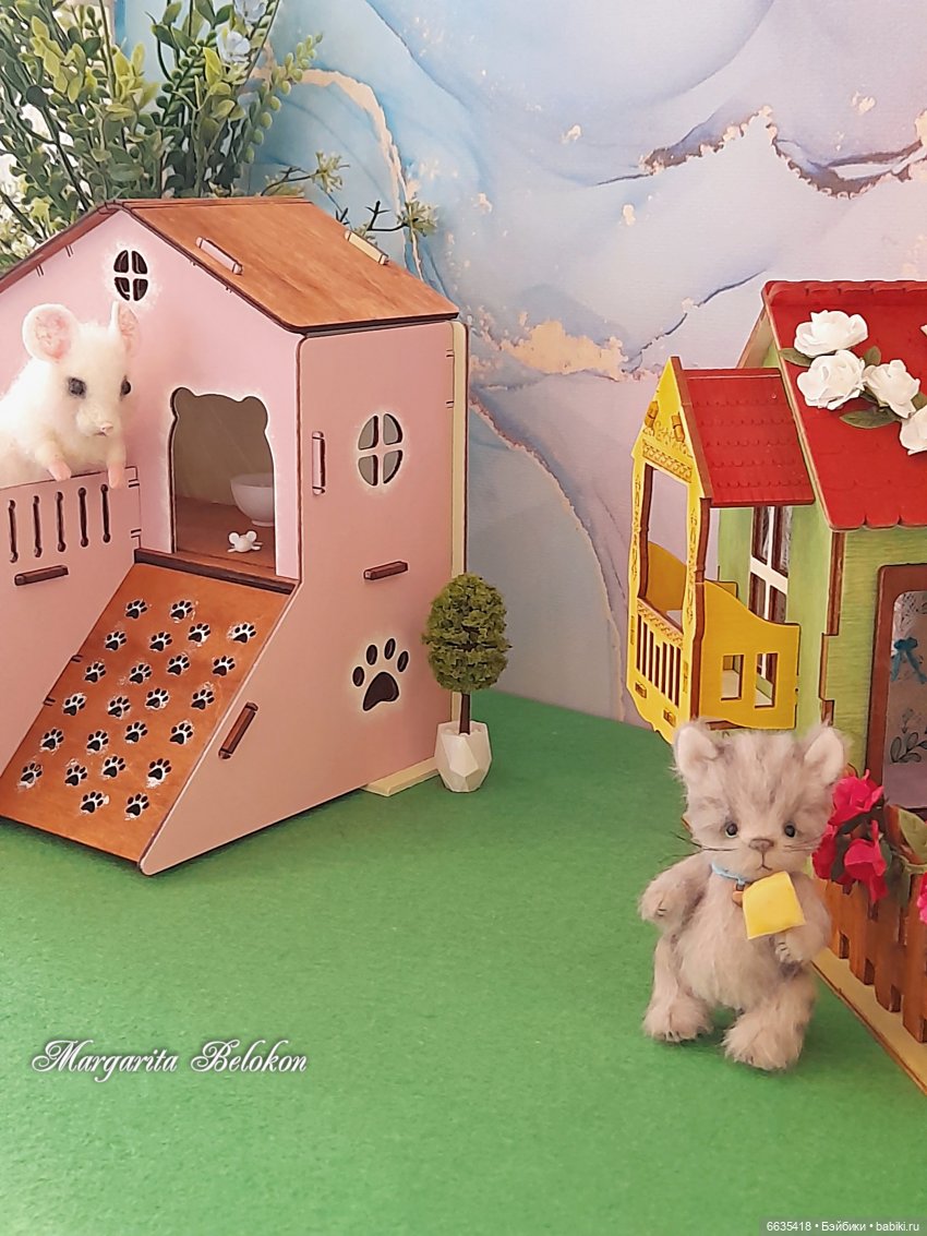 Как мышка подружилась с котом