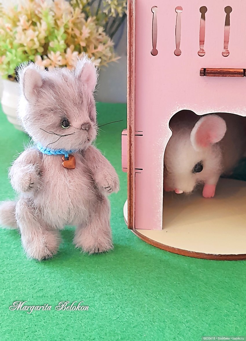 Как мышка подружилась с котом