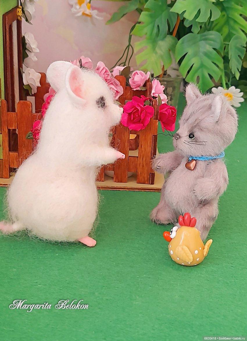 Как мышка подружилась с котом