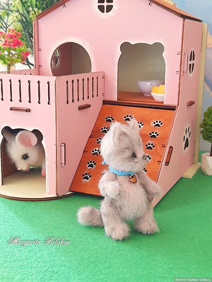 Как мышка подружилась с котом