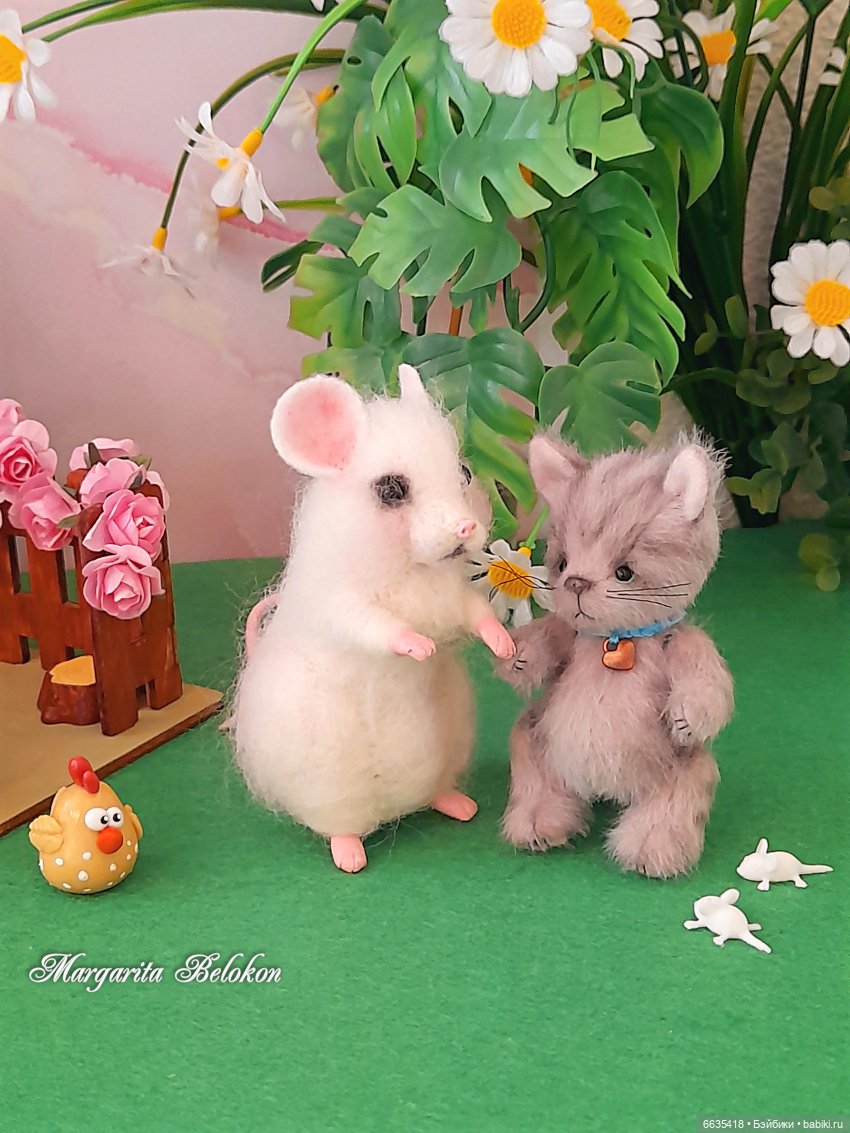 Как мышка подружилась с котом