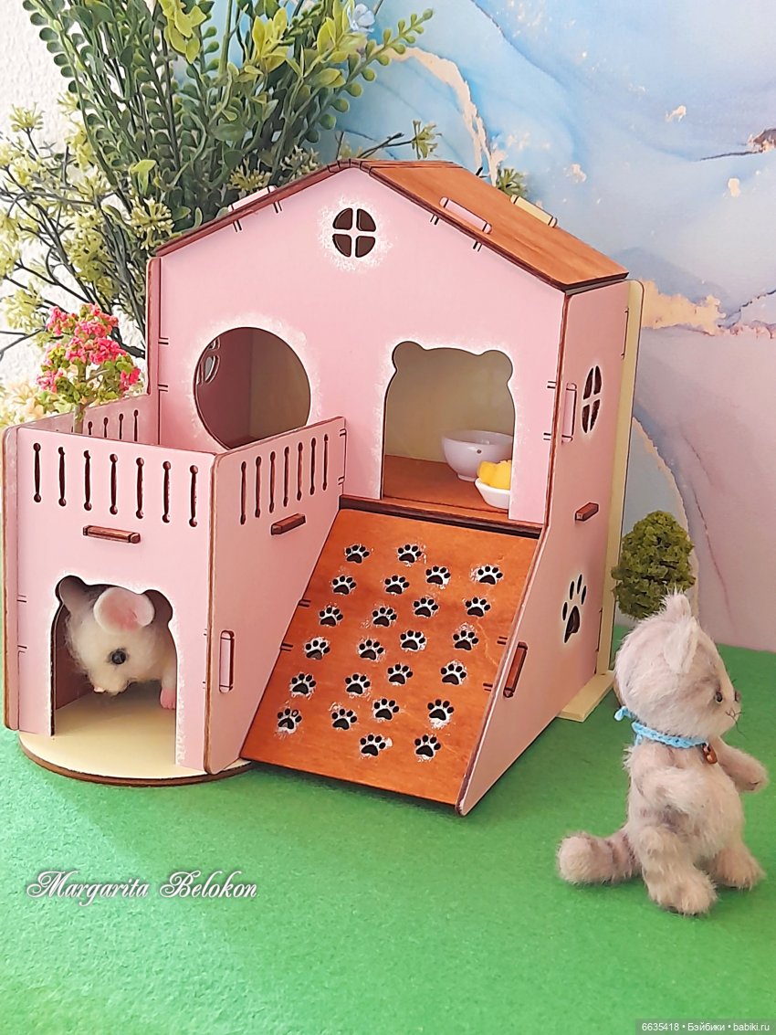 Как мышка подружилась с котом