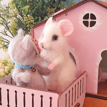 Как мышка подружилась с котом