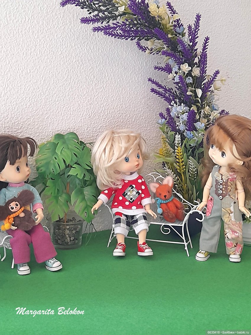 Разговор девочек с Майей — Куклы Xiaomi Monst (Сяоми) и Pipitom: шарнирные (фото 9)