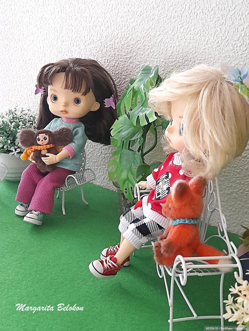 Разговор девочек с Майей — Куклы Xiaomi Monst (Сяоми) и Pipitom: шарнирные (фото 5)