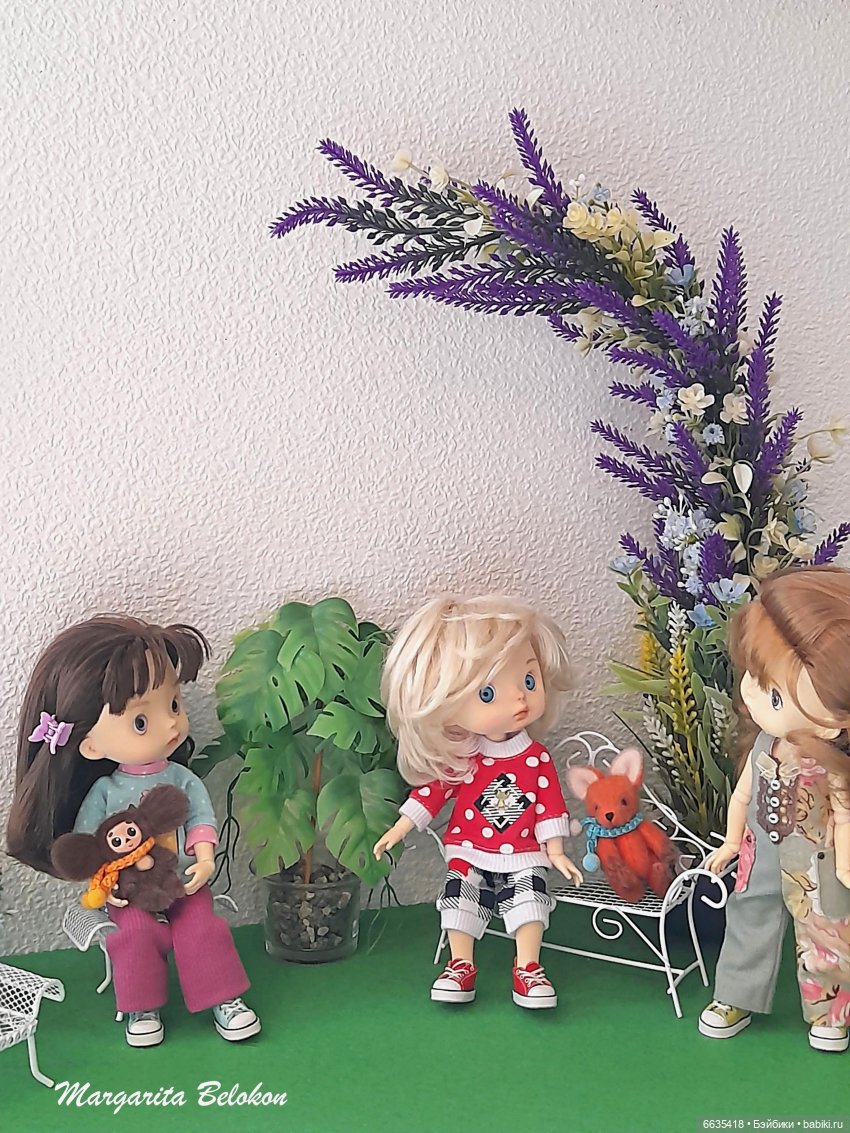 Разговор девочек с Майей — Куклы Xiaomi Monst (Сяоми) и Pipitom: шарнирные (фото 7)