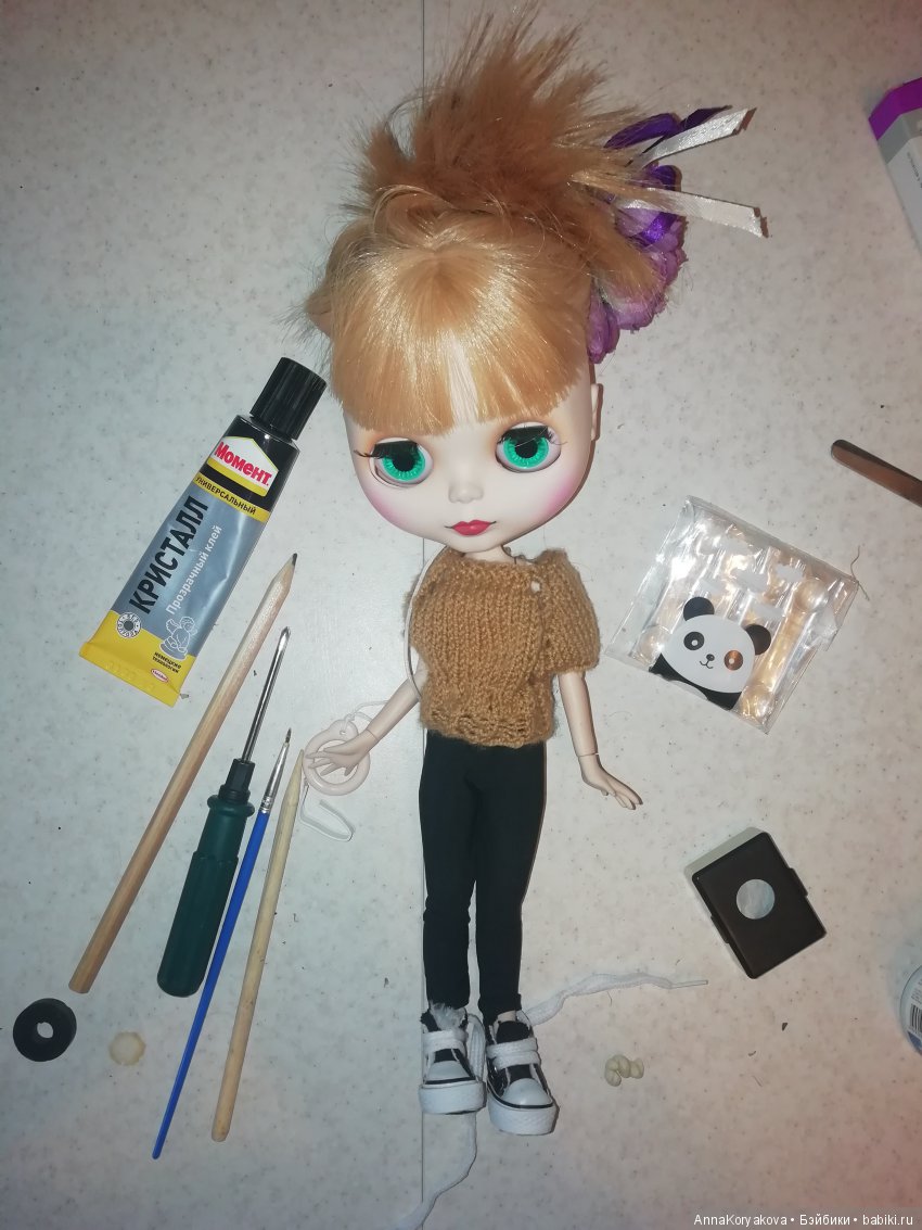 Небольшой кастом Блайз — Разные шарнирные куклы (не БЖД): редкие