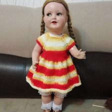Платьице для антикварной куклы