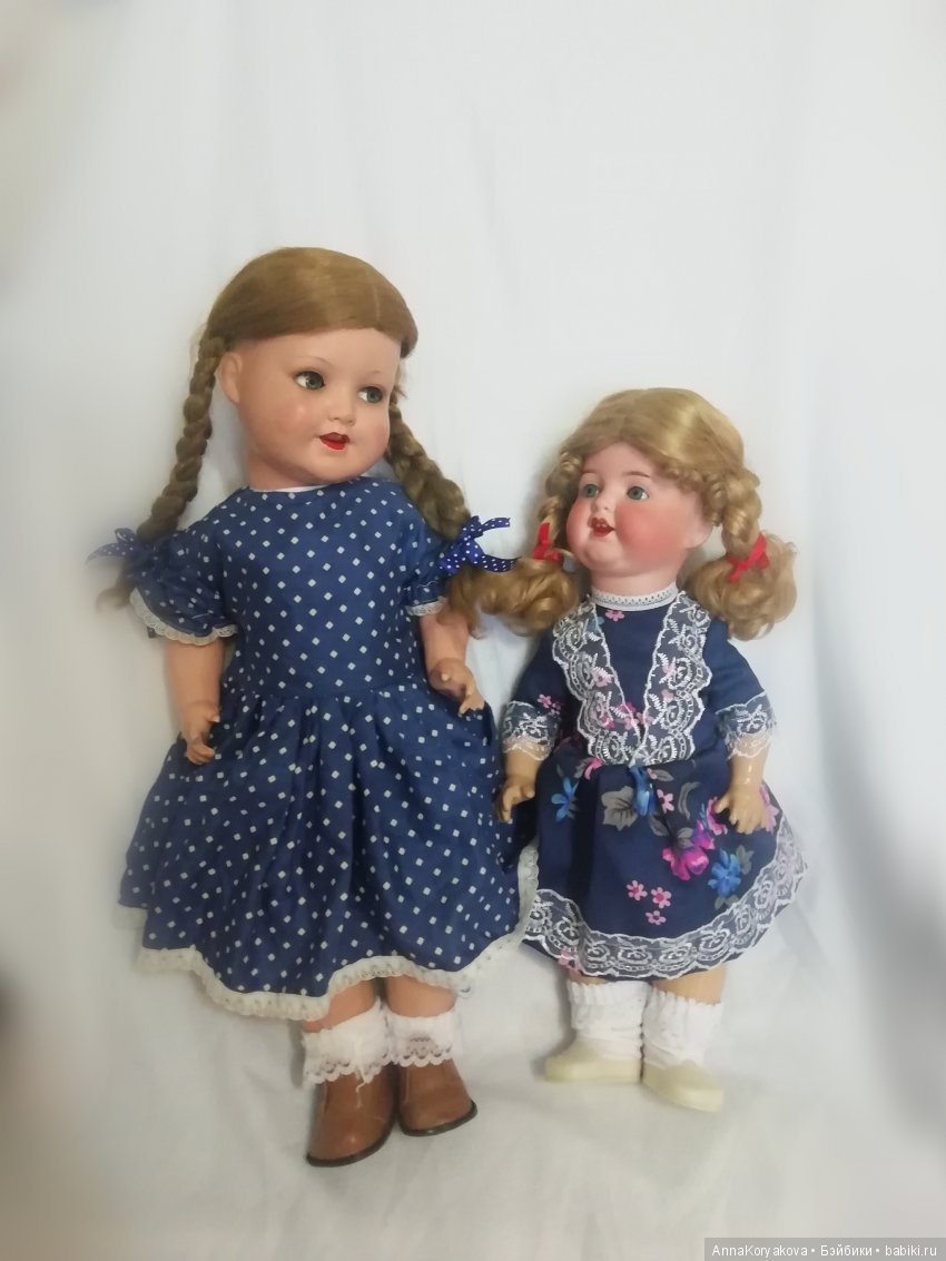 Марточка и Лидочка — Антикварные куклы Armand Marseille (AM): молд 390