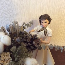 В осенне- зимних тонах