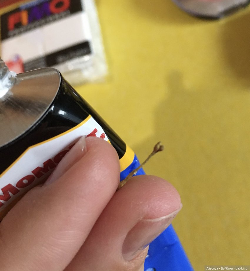 МК Ветка лилии из полимерной глины. Миссис Бэйбики 2020 (фото 3)