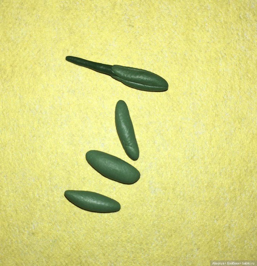 МК Ветка лилии из полимерной глины. Миссис Бэйбики 2020 (фото 6)