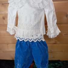 Одежда костюм на антикварного пупса мальчика