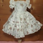 Платье на антикварную или винтажную куклу, подойдёт на Паоло Рейна