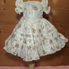 Платье на антикварную или винтажную куклу, подойдёт на Паоло Рейна