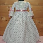 Платье на большую антикварную или винтажную куклу,  ростом 65-70 см