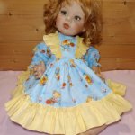 Платье и штанишки для реборна 65 см