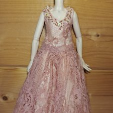 Платье на куклу БЖД рост 39-42 см