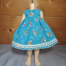 Платье летнее на куклу БЖД Litllefee 1/6