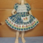 Платье летнее с ёжиком на куклу БЖД Litllefee 1/6