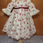 Платье на антикварную или винтажную куклу 45 см