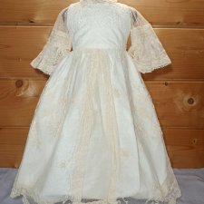 Платье на антикварную или винтажную куклу рост 65-70 см