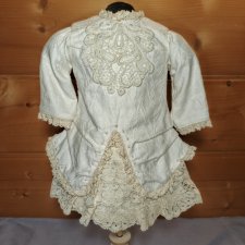 Платье на антикварную или винтажную куклу ростом 40 см