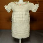 Платье для антикварной или винтажной куклы, рост 16-18 см