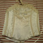 Корсет для антикварной или винтажной куклы, атлас