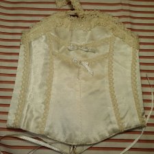 Корсет для антикварной или винтажной куклы, атлас