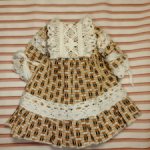 Платье на куклу БЖД 1/6 Littlefee рост 22 см