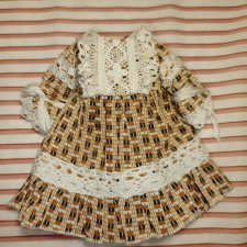 Платье на куклу БЖД 1/6 Littlefee рост 22 см