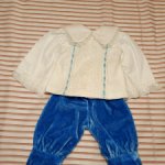 Костюм для антикварной или винтажной куклы рост 40 см